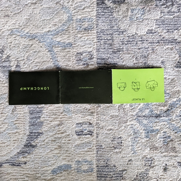 Longchamp Le Pliage type "M" modele Depose medium bilberry purple tote - Picture 7 of 9